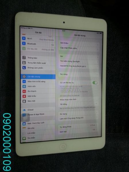 Ipad mini 16G 3G  màu trắng ,mới 98% nguyên zin  5tr7 - 1