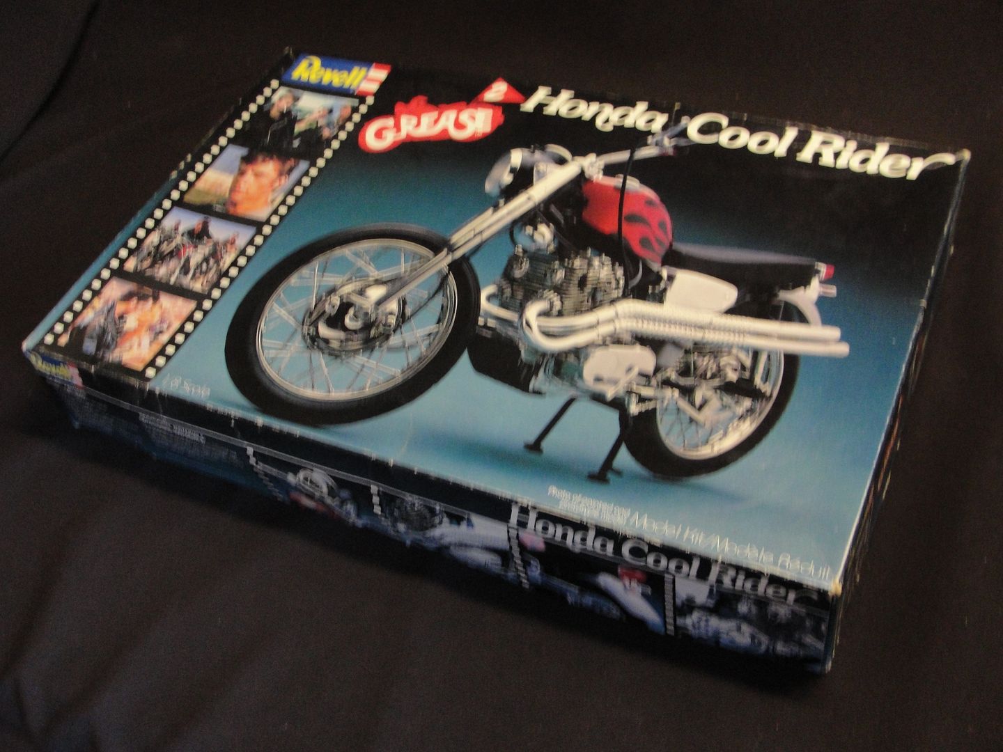 Vintage Revell Grease 2 Honda Cool Rider Motorcycle Big 1/8 Scale Model Kit eBay