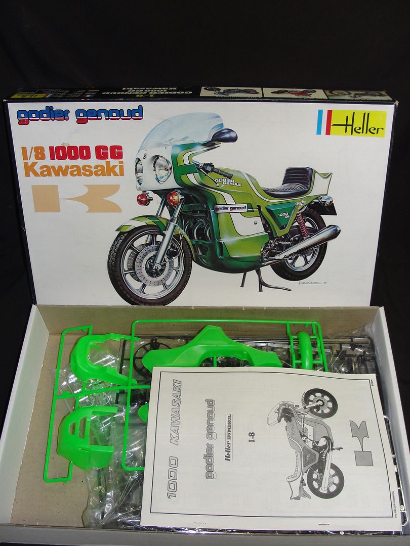 Ridiculously Rare Heller Godier Genoud Kawasaki 1000 GG 1/8 Scale