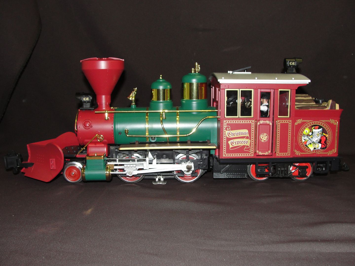 LGB 24253 Christmas Forney Steam Locomotive G-Scale Train In Original ...