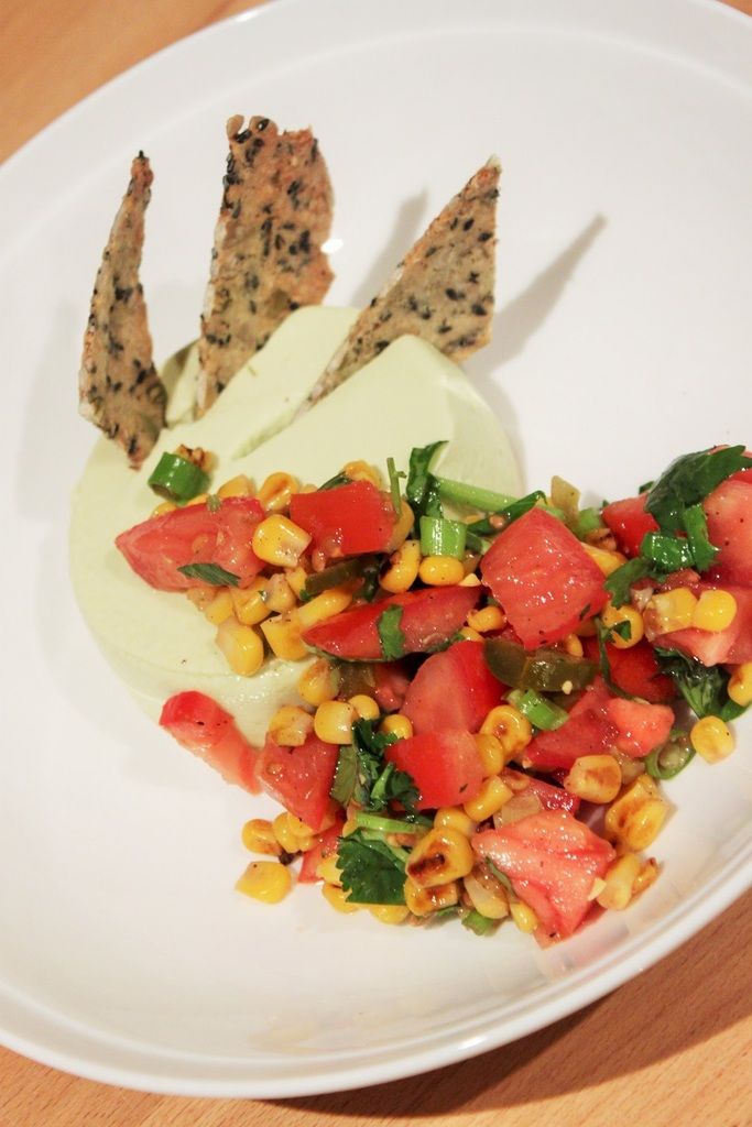 Three Recipes - Coriander Panna Cotta, Cauliflower Crackers, Quinoa Crackers