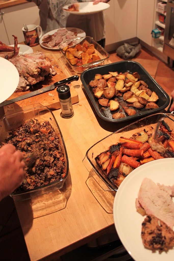Lancegiving - an Australian Thanksgiving (of sorts) with Smoked Turkey with Mexican Chorizo Stuffing