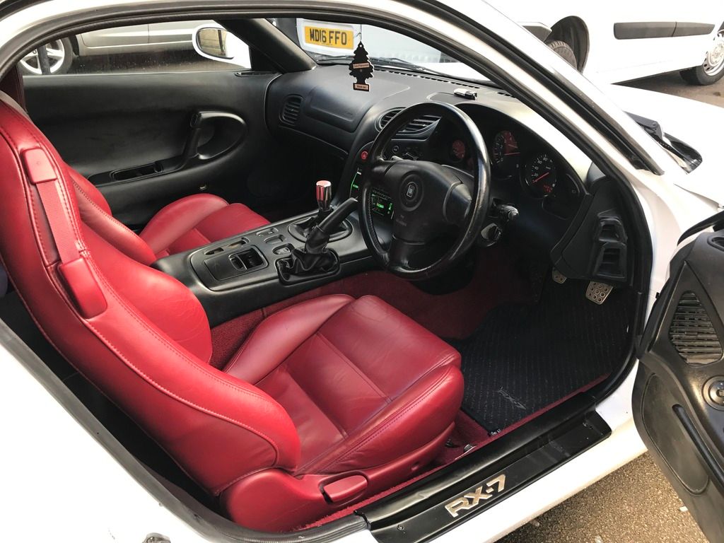 Mazda Rx7 Fd 99 Spec Type Rs Twinturbo Stock Red Interior