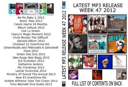 LATEST MP3 RELEASE WEEK 47 (2012) LATEST MP3 RELEASE WEEK 47 (2012)