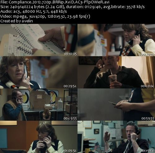 Compliance (2012) 720p BRRip XviD AC3-PTpOWeR Compliance (2012) 720p BRRip XviD AC3-PTpOWeR
