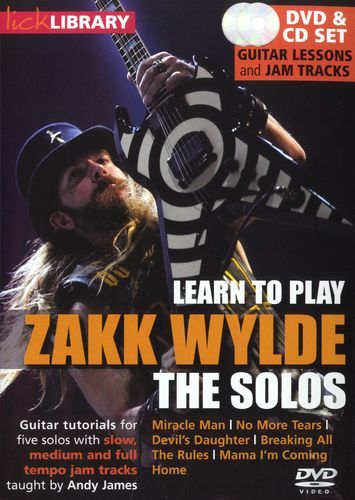 Learn to play Zakk Wylde: The Solos Learn to play Zakk Wylde: The Solos