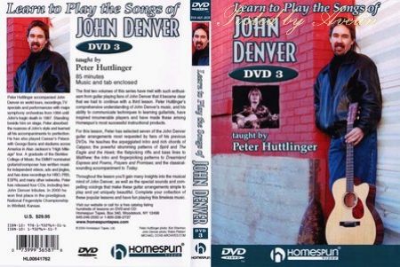 Homespun - Pete Huttlinger - Learn To Play The Songs Of - John Denver - DVD 3 Homespun - Pete Huttlinger - Learn To Play The Songs Of - John Denver - DVD 3