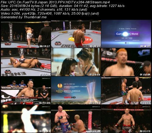 UFC On FuelTV 8 Japan 2013 PPV HDTV x264-IWStream UFC On FuelTV 8 Japan 2013 PPV HDTV x264-IWStream