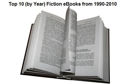 Top 10 (by Year) Fiction e-Books from 1990-2010 Top 10 (by Year) Fiction e-Books from 1990-2010