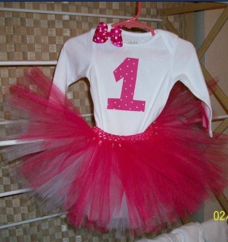 Tutu first birthday set Tutu first birthday set