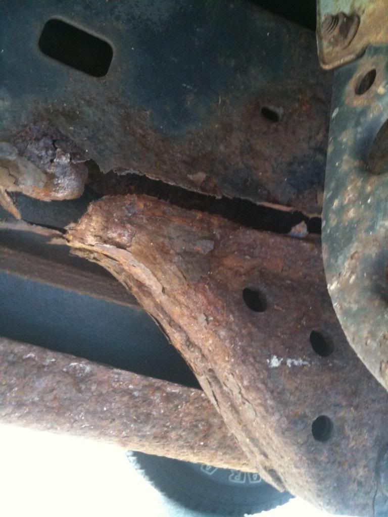 Rusted Rear Control Arm Driver's Side Any chance of repair? Toyota