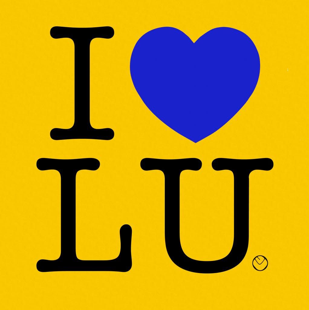 I ♥ LU (Blue Heart)
