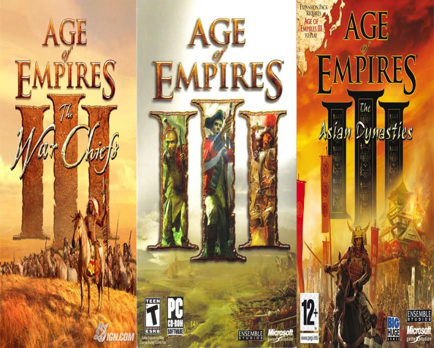 AOE 3 (Age of Empires, The War Chiefs, The Asian Dynasties) Full Torrent (Size: 2.97 GB)