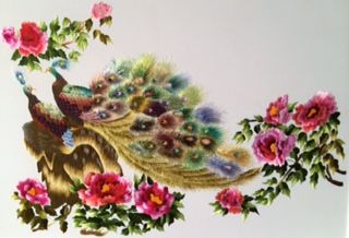 Tranh thêu tay đẹp - cao cấp - giá tốt nhất 5s - Hoa mỹ tranh thêu tay cao cấp