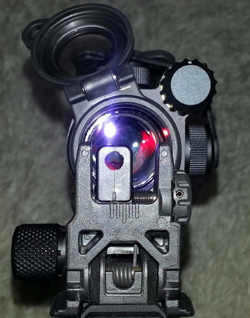 Laser bore sight/MBUS/Aimpoint Pro Is this normal?