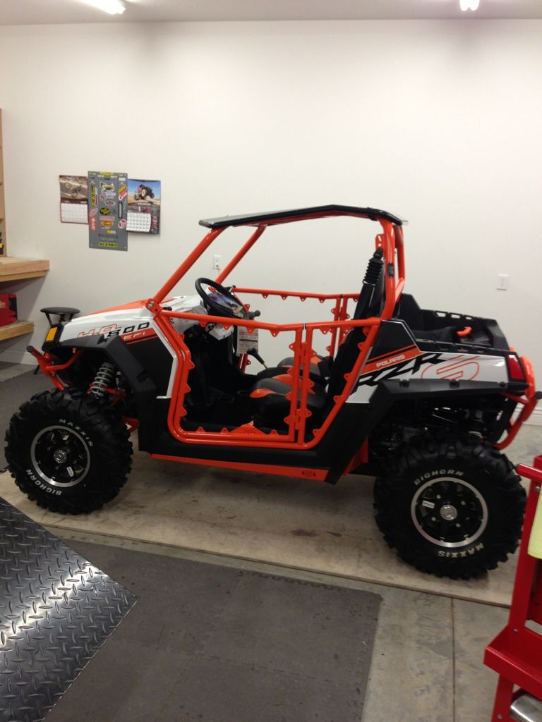 Cutting the stock cage... Polaris RZR Forum RZR