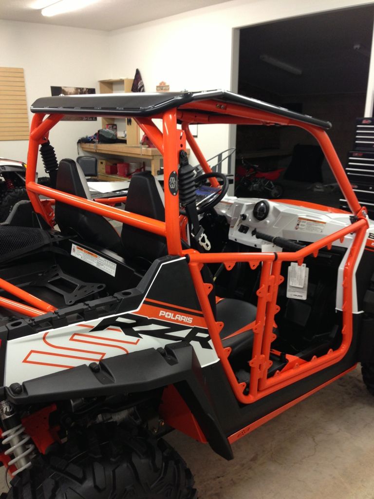 Cutting the stock cage... Polaris RZR Forum RZR