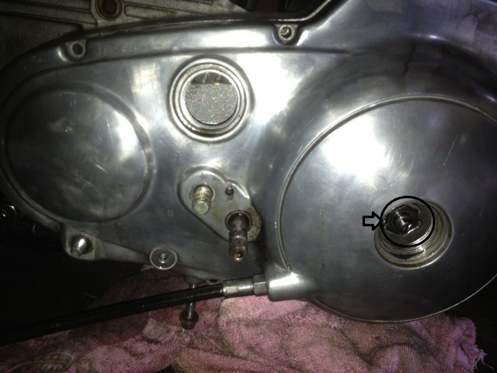 sportster primary cover removal