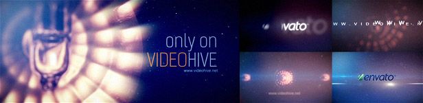 Logo Reveal Light Glitch Title After Effects Templates