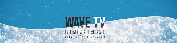 Wave Broadcast Package After Effects Templates