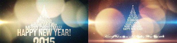 Light New Year Greetings After Effects Templates