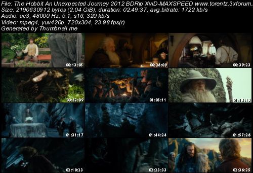 The Hobbit An Unexpected Journey (2012) 720p BDRip XviD - MAXSPEED The Hobbit An Unexpected Journey (2012) 720p BDRip XviD - MAXSPEED
